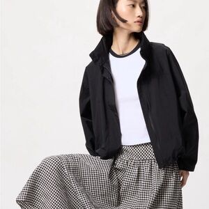 Uniqlo - Windproof Stand Collar Blouson Jacket Black M